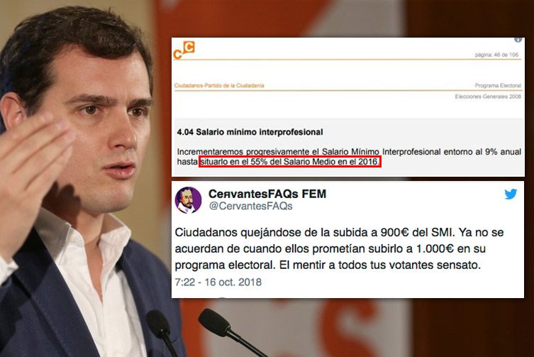 900 miserables euros y la bajeza moral de «la derecha»